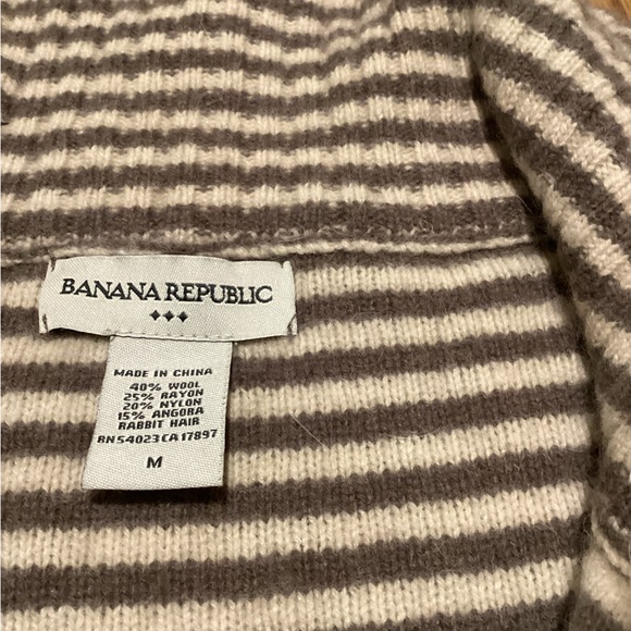 Banana republic women’s pullover sweater striped multicolor size medium - Picture 7 of 10